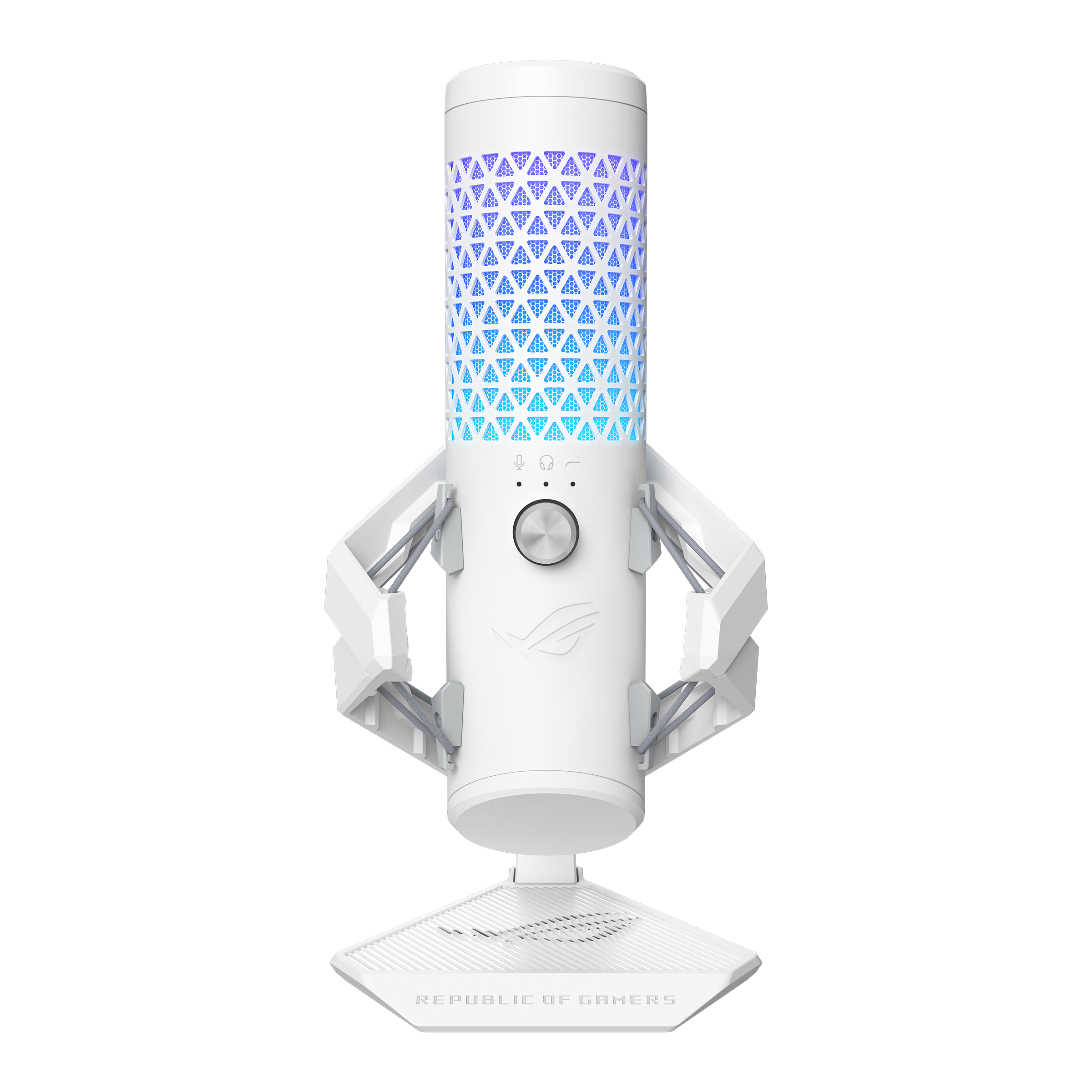 ASUS ROG Carnyx Professional Cardioid Condenser Gaming Microphone - White ASUS ROG Carnyx Professional Cardioid Condenser Gaming Microphone - White
